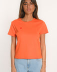 TEE SHIRT - COEUR - ORANGE TEE SHIRT KOOKAI Mode Kookai