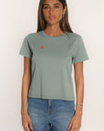 TEE SHIRT - COEUR - SAUGE TEE SHIRT KOOKAI Mode Kookai