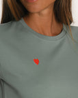 TEE SHIRT - COEUR - SAUGE TEE SHIRT KOOKAI Mode Kookai
