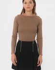 TEE-SHIRT COL BATEAU - BELONI - CARIBOU TEE SHIRT NEW KOOKAI Mode Kookai