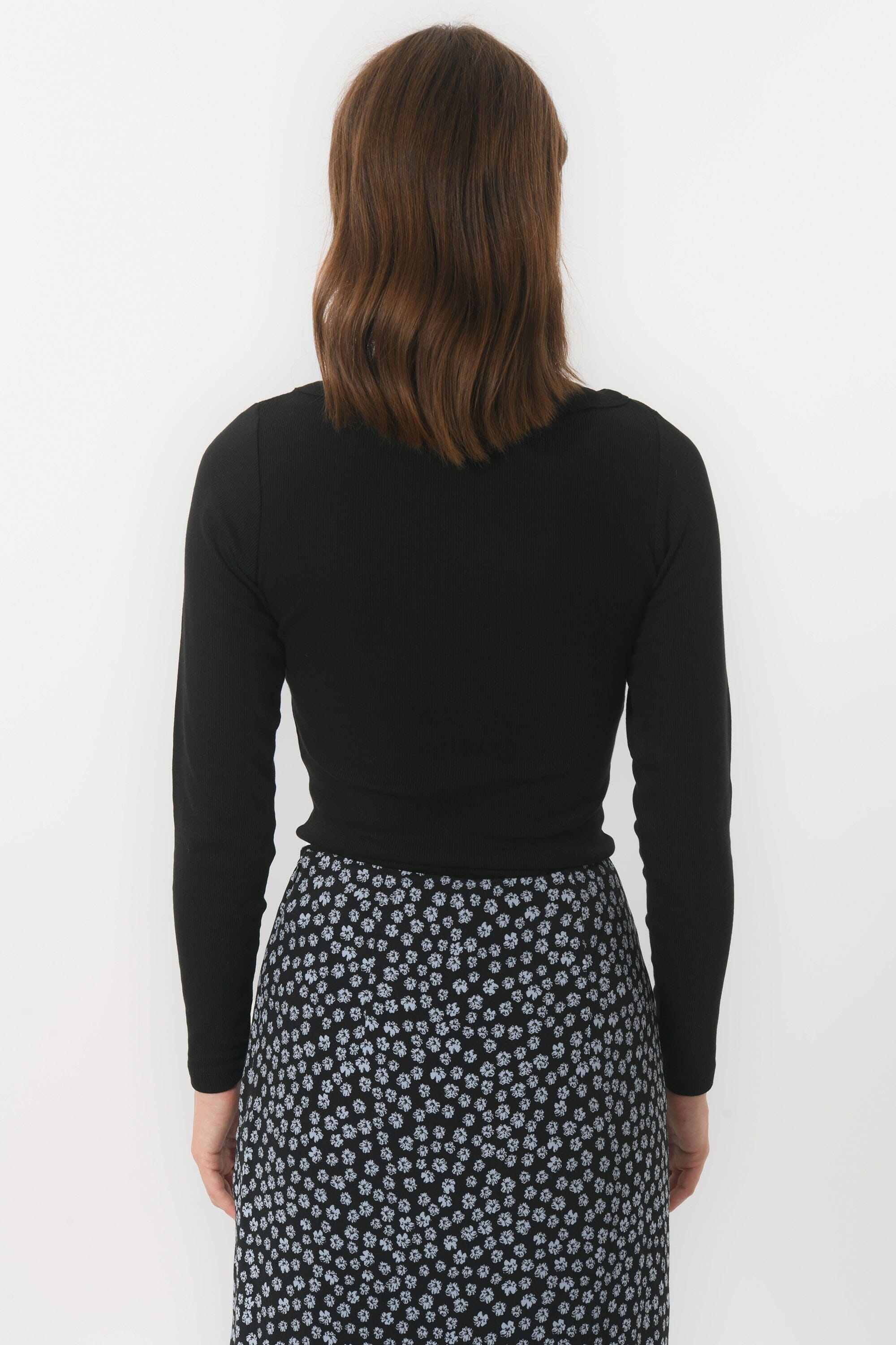 TEE-SHIRT COL BATEAU - BELONI - NOIR TEE SHIRT NEW KOOKAI Mode Kookai