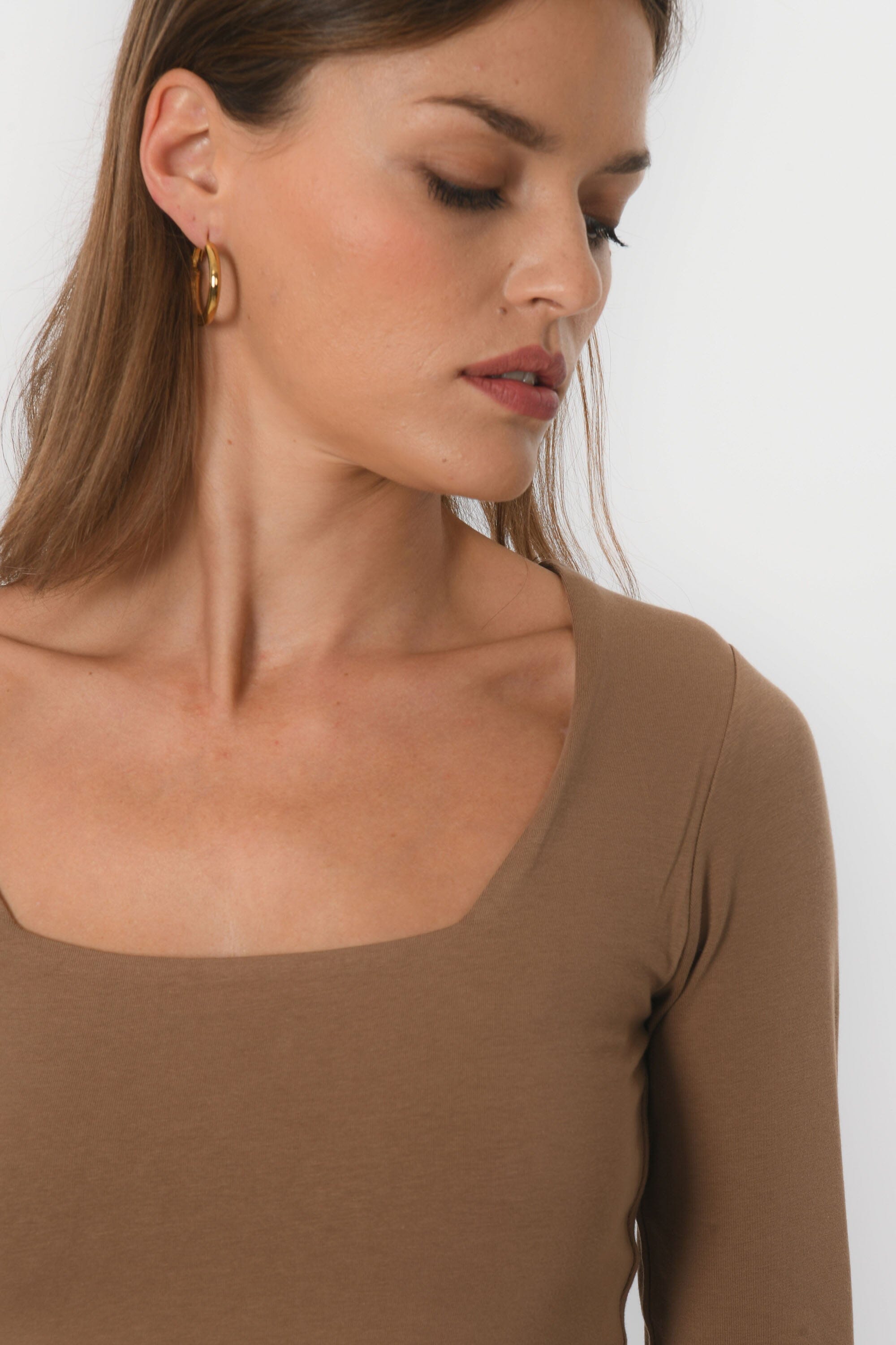 TEE-SHIRT COL CARRE - CLEMENTINE - CARIBOU TEE SHIRT KOOKAI Mode Kookai
