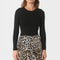 TEE-SHIRT COL ROND - BCURT - NOIR TEE SHIRT KOOKAI Mode Kookai