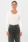 TEE-SHIRT COL ROND - BELONI - ECRU TEE SHIRT NEW KOOKAI Mode Kookai