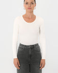 TEE-SHIRT COL ROND - BELONI - ECRU TEE SHIRT NEW KOOKAI Mode Kookai