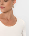 TEE-SHIRT COL ROND - BELONI - ECRU TEE SHIRT NEW KOOKAI Mode Kookai