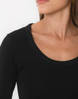 TEE-SHIRT COL ROND - BELONI - NOIR TEE SHIRT NEW KOOKAI Mode Kookai