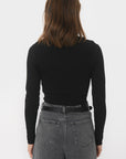 TEE-SHIRT COL ROND - BELONI - NOIR TEE SHIRT NEW KOOKAI Mode Kookai