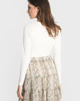 TEE SHIRT COL ROND CURT ECRU TEE SHIRT KOOKAI Mode Kookai