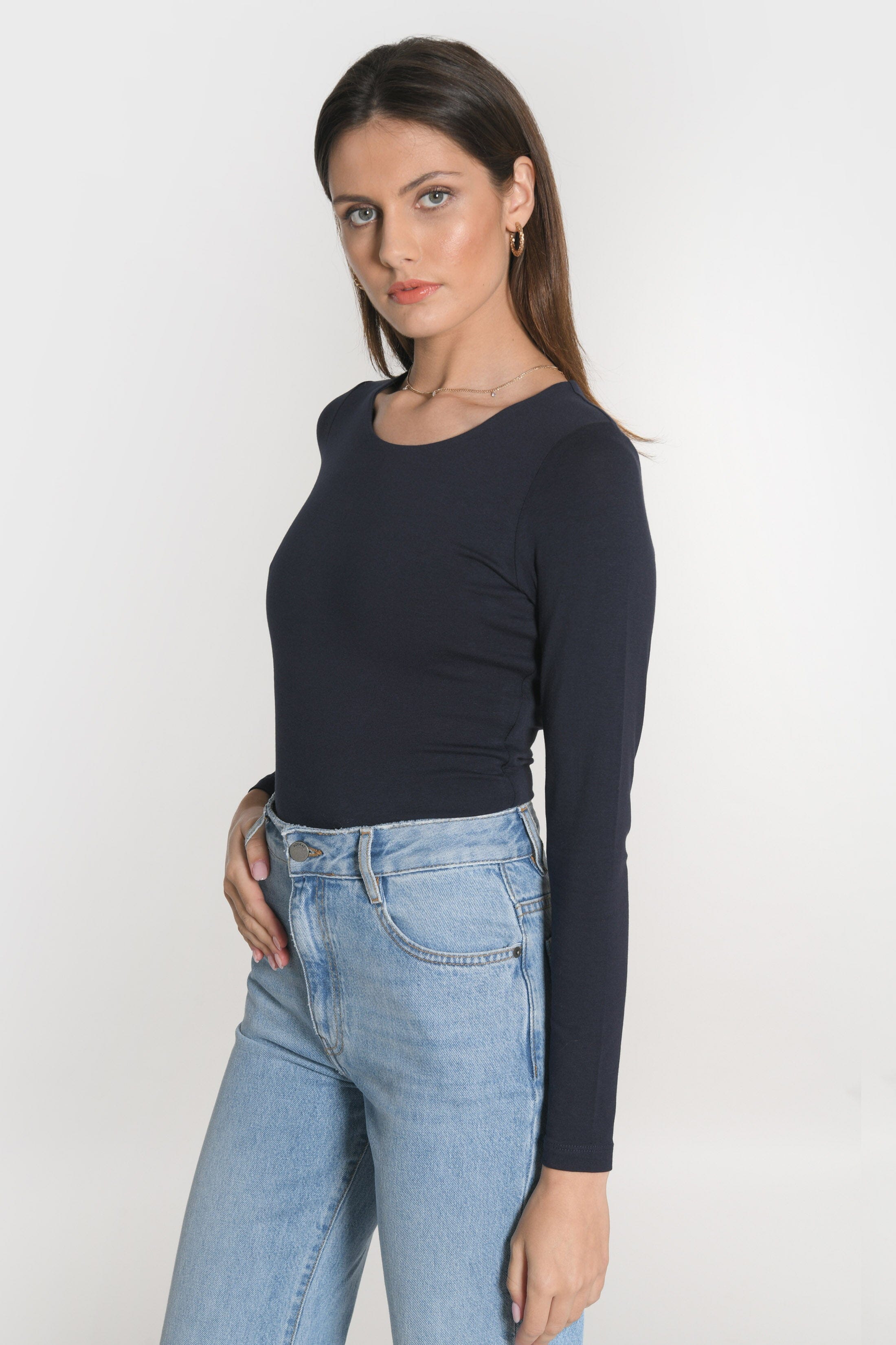 TEE SHIRT COL ROND CURT NAVY TEE SHIRT KOOKAI Mode Kookai