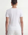 TEE-SHIRT COL V- COLE - BLANC TEE SHIRT NEW KOOKAI Mode Kookai