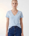 TEE-SHIRT COL V - COLE - BRUME TEE SHIRT NEW KOOKAI Mode Kookai