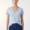 TEE-SHIRT COL V - COLE - BRUME TEE SHIRT NEW KOOKAI Mode Kookai