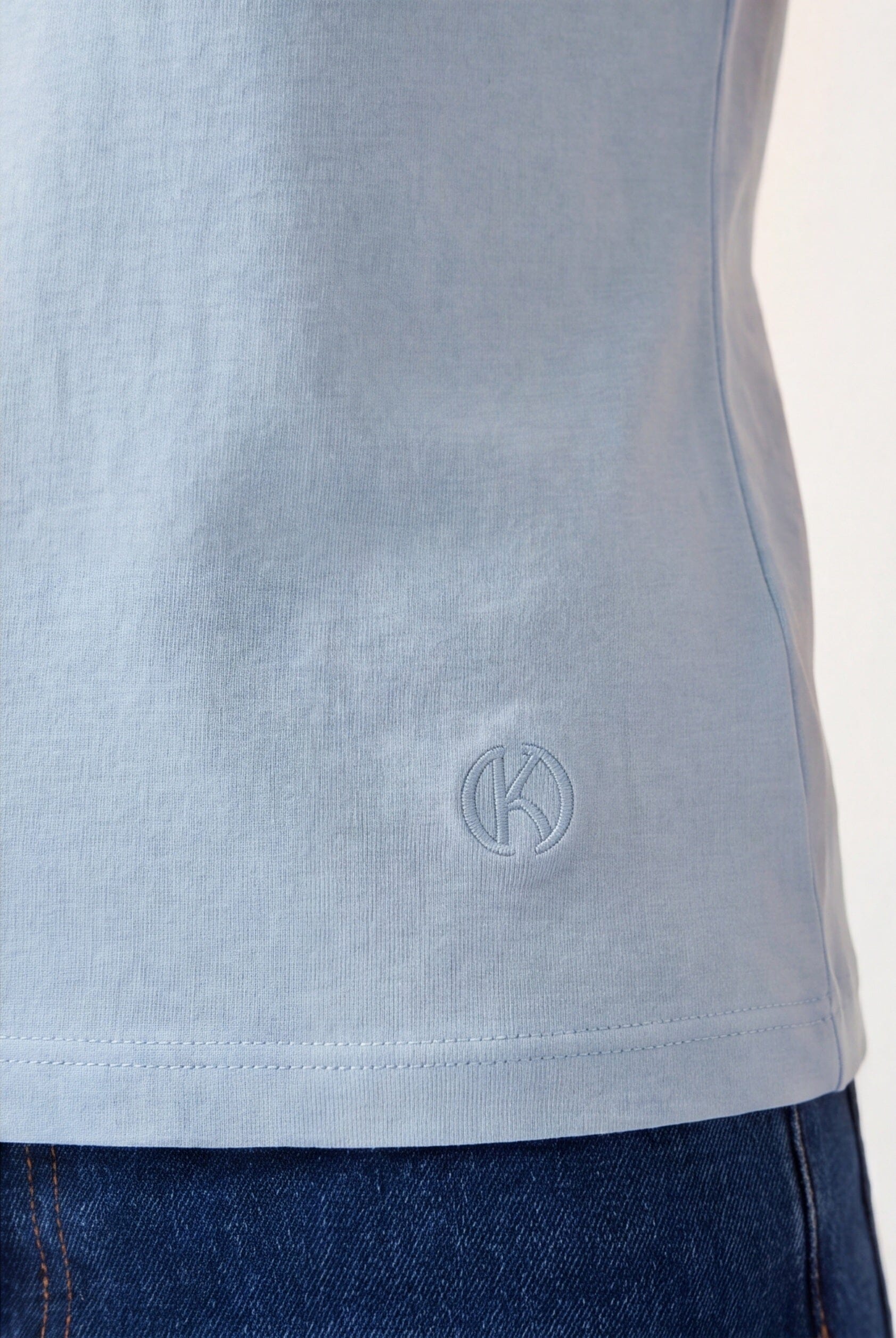 TEE-SHIRT COL V - COLE - BRUME TEE SHIRT NEW KOOKAI Mode Kookai