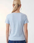 TEE-SHIRT COL V - COLE - BRUME TEE SHIRT NEW KOOKAI Mode Kookai