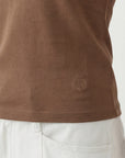 TEE-SHIRT COL V - COLE - NOISETTE TEE SHIRT NEW KOOKAI Mode Kookai