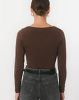 TEE-SHIRT COL V - MATHILDA - CARIBOU TEE SHIRT KOOKAI Mode Kookai