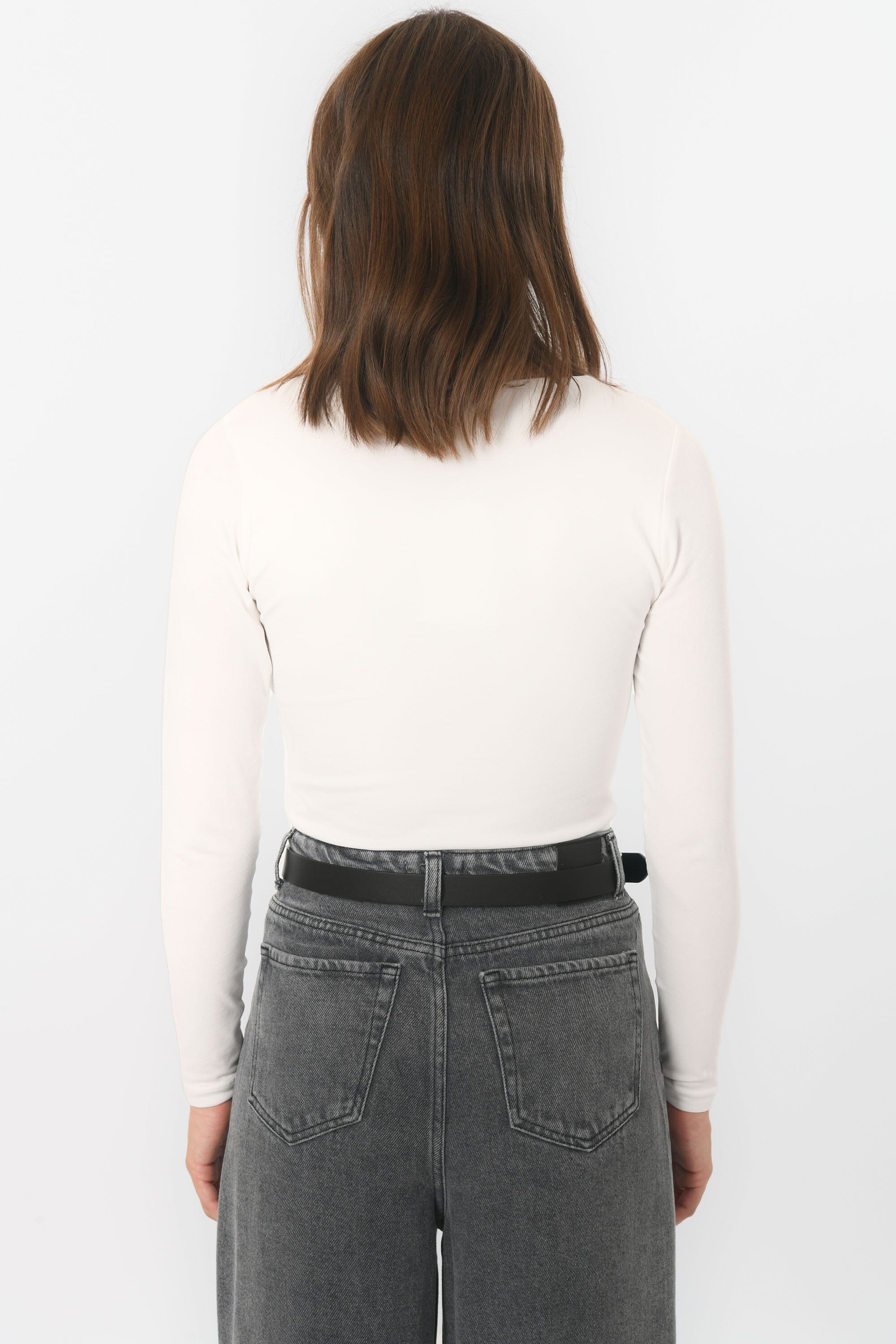 TEE-SHIRT COL V - MATHILDA - ECRU TEE SHIRT KOOKAI Mode Kookai