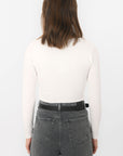 TEE-SHIRT COL V - MATHILDA - ECRU TEE SHIRT KOOKAI Mode Kookai