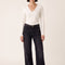 TEE-SHIRT COL V - MATHILDA - BRUN TEE SHIRT KOOKAI Mode Kookai