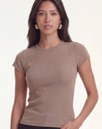 TEE SHIRT - COLE - NOISETTE TEE SHIRT NEW KOOKAI Mode Kookai