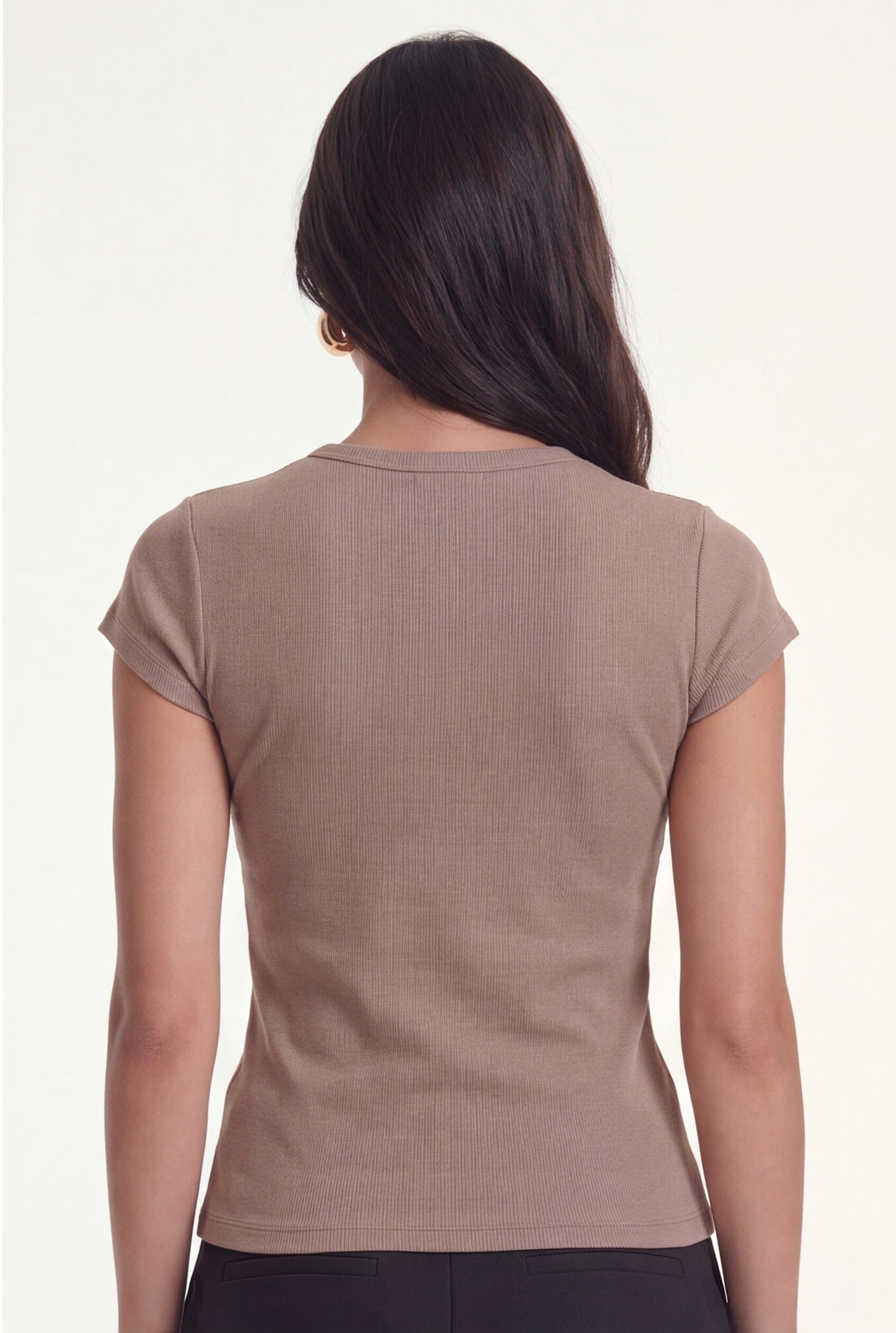 TEE SHIRT - COLE - NOISETTE TEE SHIRT NEW KOOKAI Mode Kookai