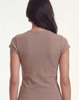 TEE SHIRT - COLE - NOISETTE TEE SHIRT NEW KOOKAI Mode Kookai