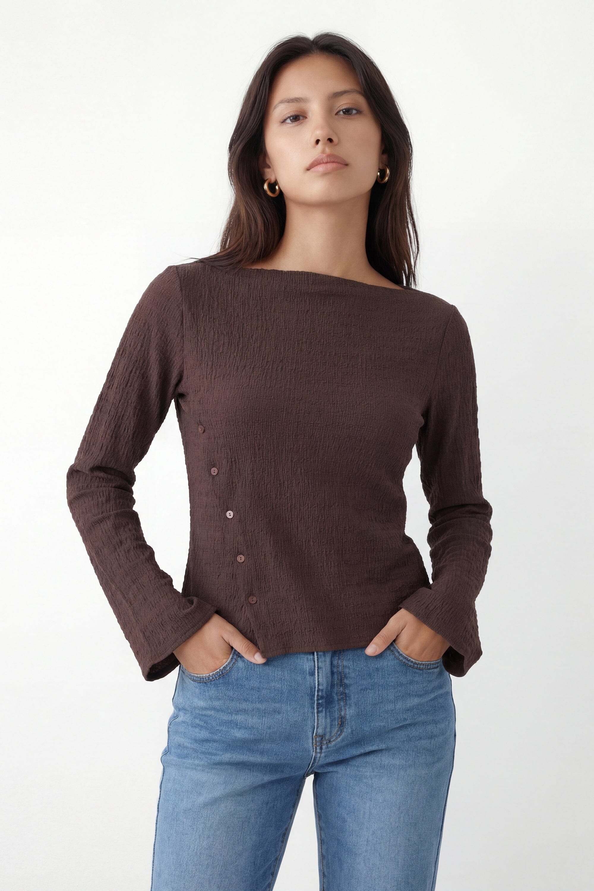 TEE SHIRT - COLTILD - ESPRESSO TEE SHIRT NEW KOOKAI Mode Kookai