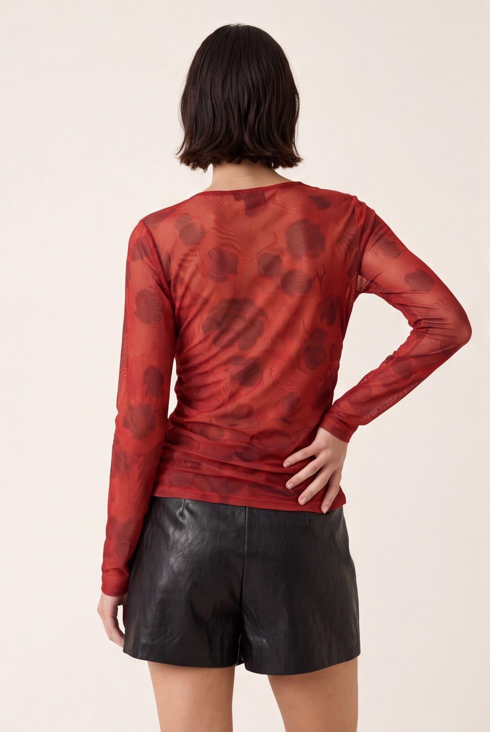 TEE-SHIRT - DEBBIE - ROUGE TEE SHIRT NEW KOOKAI Mode Kookai