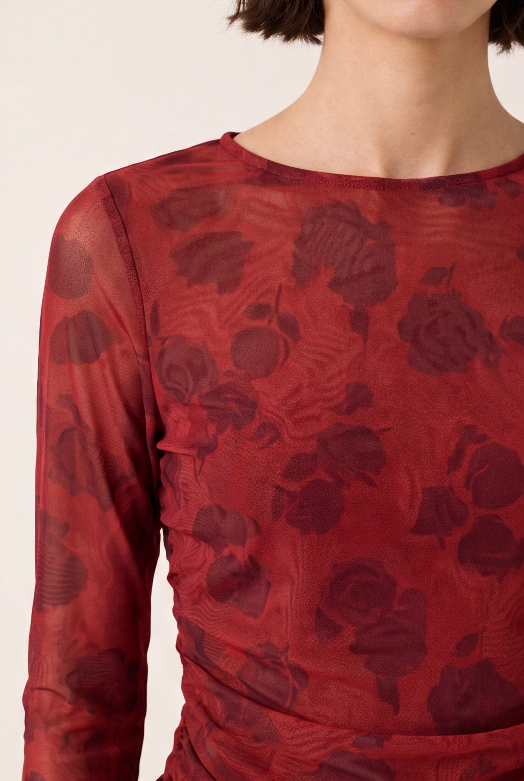 TEE-SHIRT - DEBBIE - ROUGE TEE SHIRT NEW KOOKAI Mode Kookai