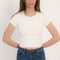 TEE SHIRT MANCHES COURTES - JENNY - BLANC TEE SHIRT KOOKAI Mode Kookai