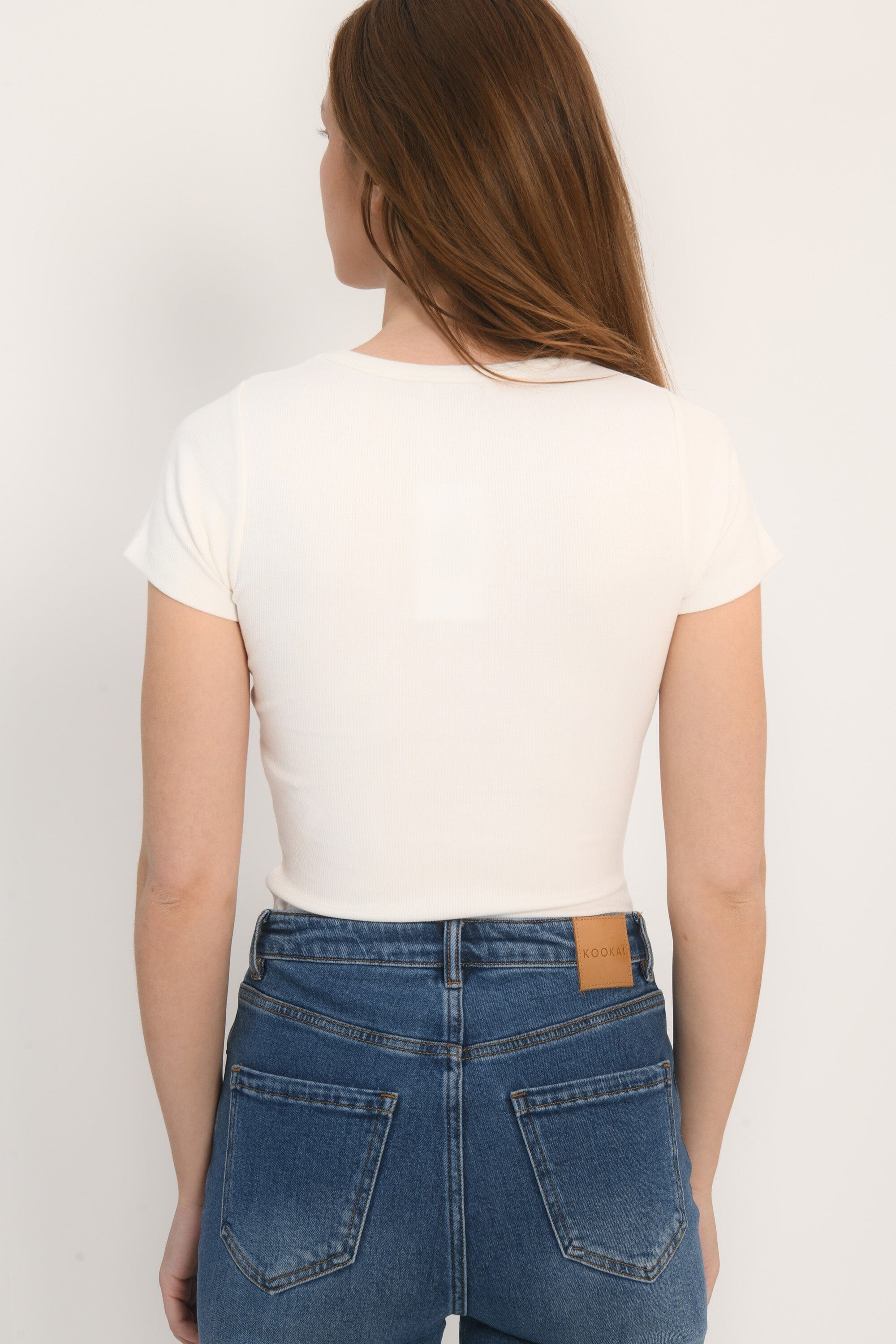 TEE SHIRT MANCHES COURTES - JENNY - BLANC TEE SHIRT KOOKAI Mode Kookai