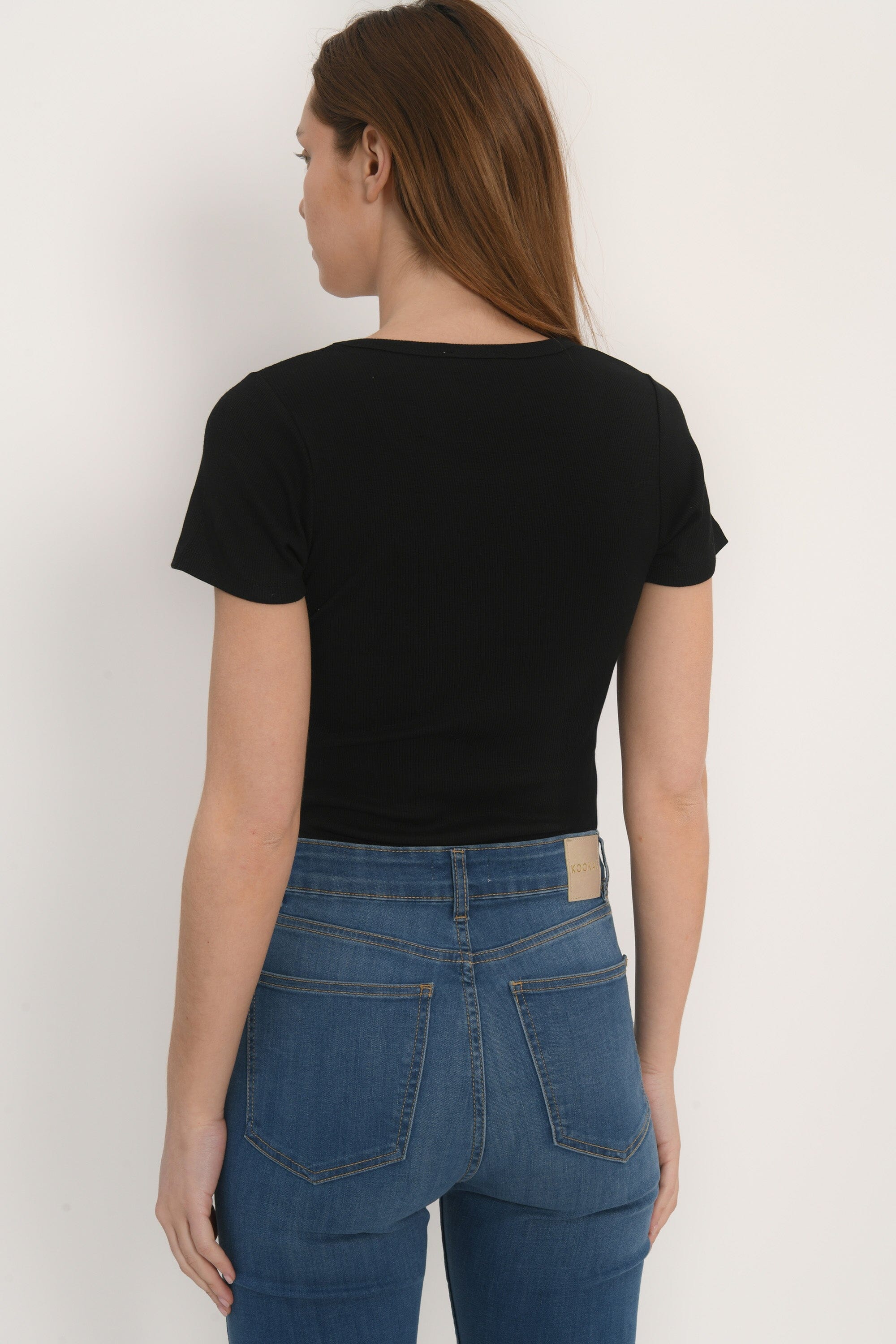 TEE SHIRT MANCHES COURTES - JENNY - NOIR TEE SHIRT KOOKAI Mode Kookai