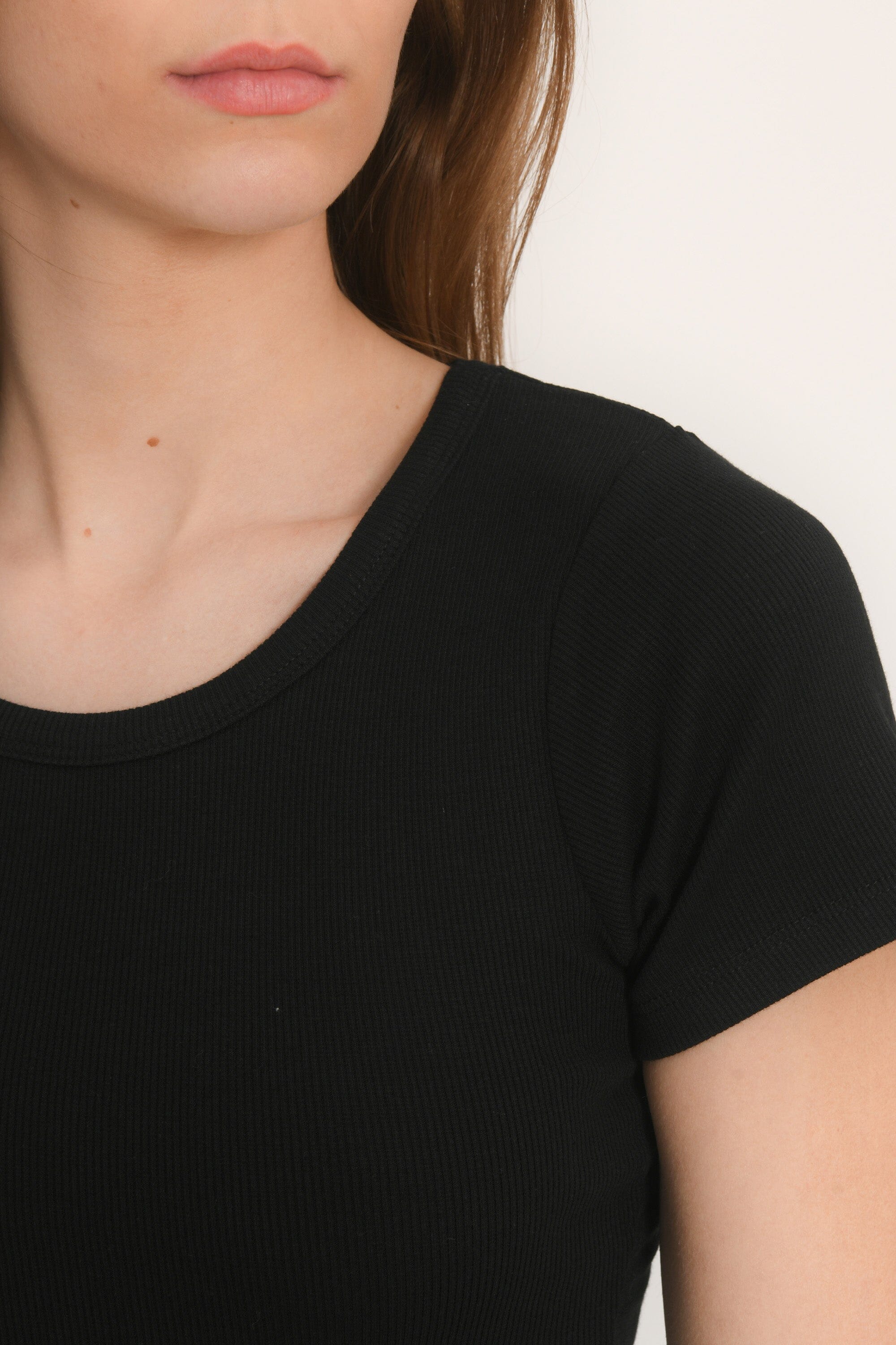 TEE SHIRT MANCHES COURTES - JENNY - NOIR TEE SHIRT KOOKAI Mode Kookai