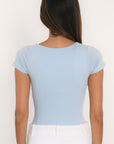 TEE SHIRT MANCHES COURTES - VIRGINI - CIEL TEE SHIRT KOOKAI Mode Kookai