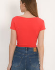 TEE SHIRT MANCHES COURTES - VIRGINI - HIBISCUS TEE SHIRT KOOKAI Mode Kookai