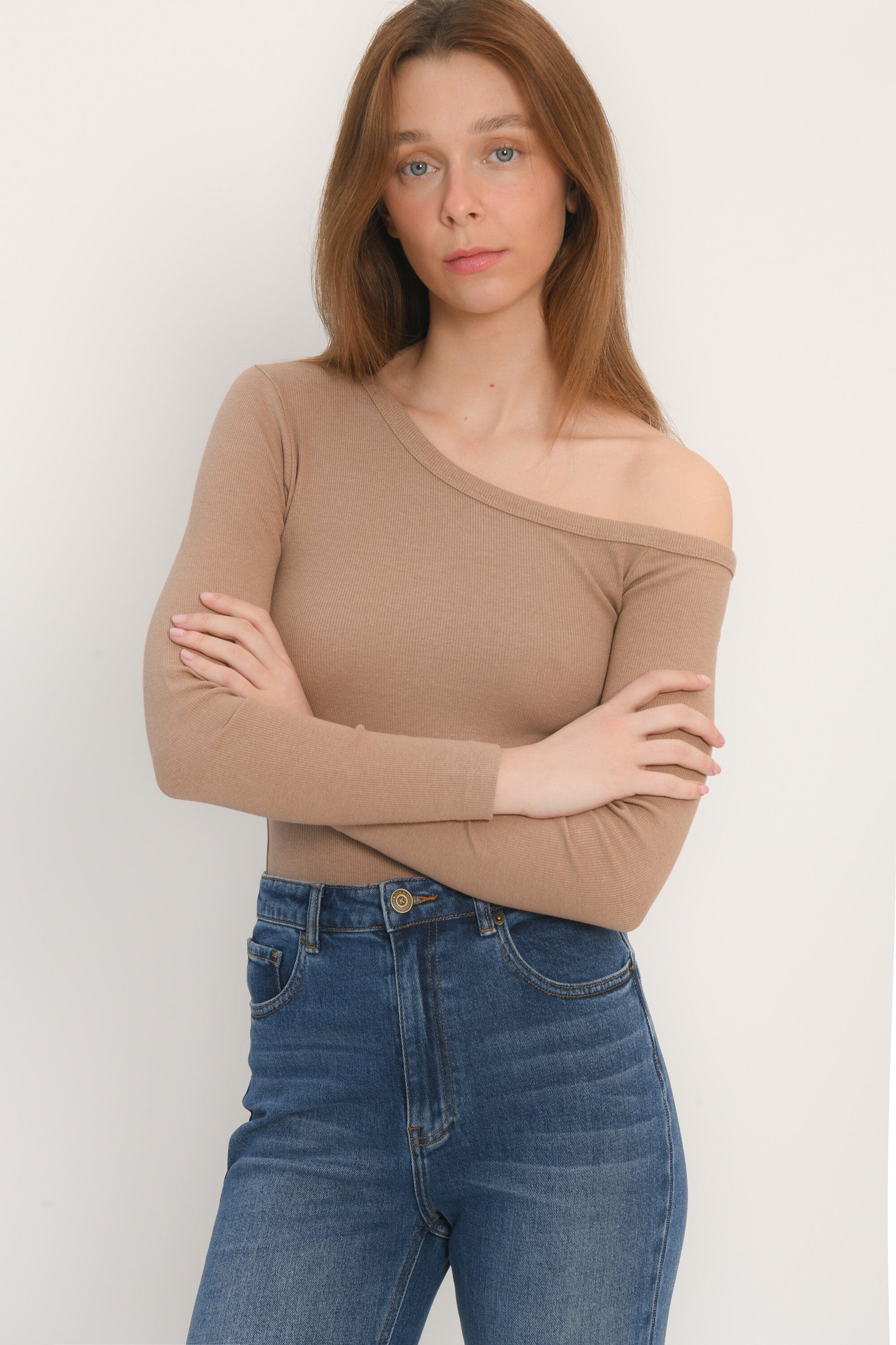 TEE SHIRT MANCHES LONGUES - ANYA - CAMEL TEE SHIRT KOOKAI Mode Kookai