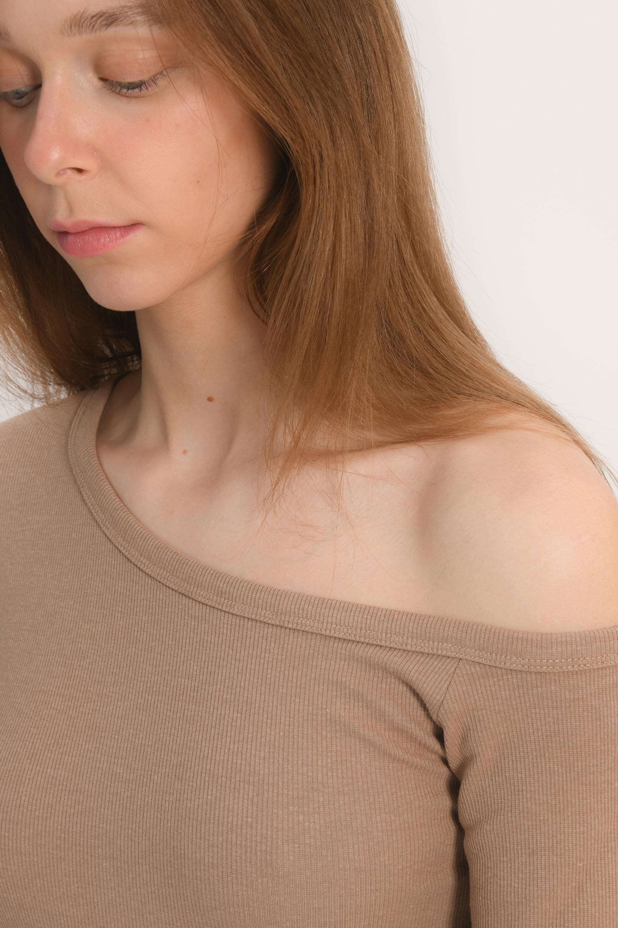 TEE SHIRT MANCHES LONGUES - ANYA - CAMEL TEE SHIRT KOOKAI Mode Kookai