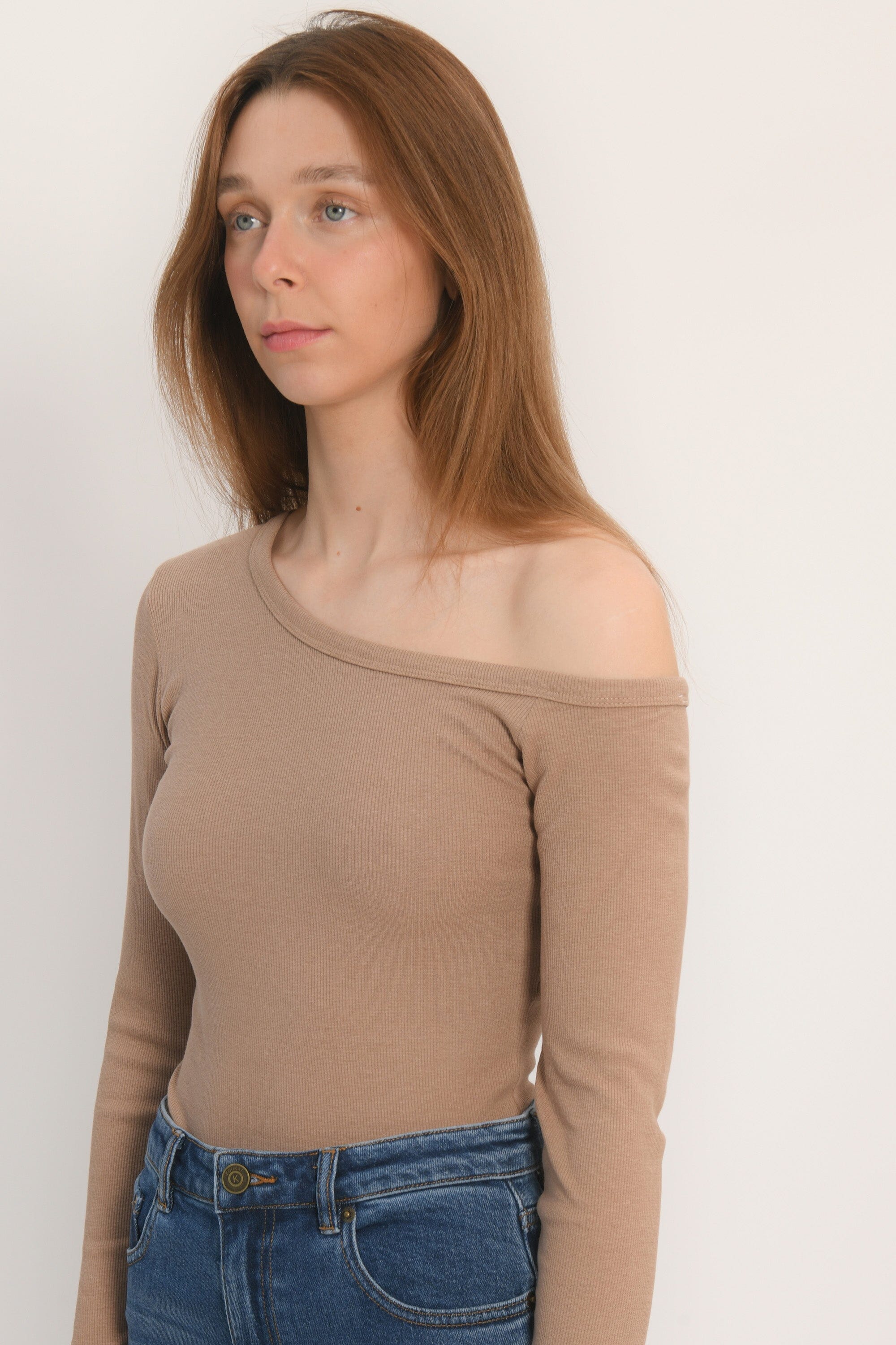 TEE SHIRT MANCHES LONGUES - ANYA - CAMEL TEE SHIRT KOOKAI Mode Kookai