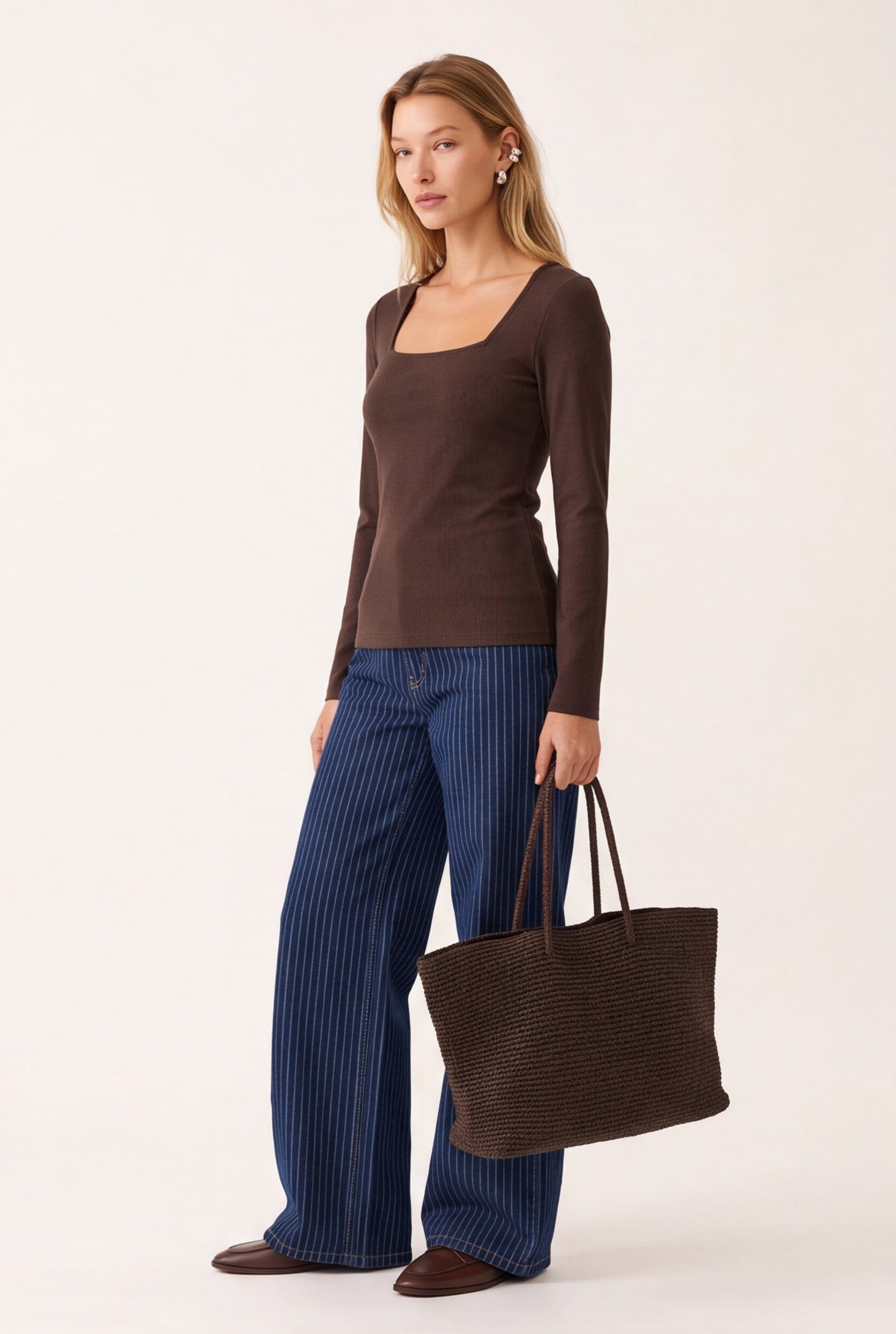 TEE-SHIRT ML - CLEMENTINE - BRUN TEE SHIRT KOOKAI Mode Kookai