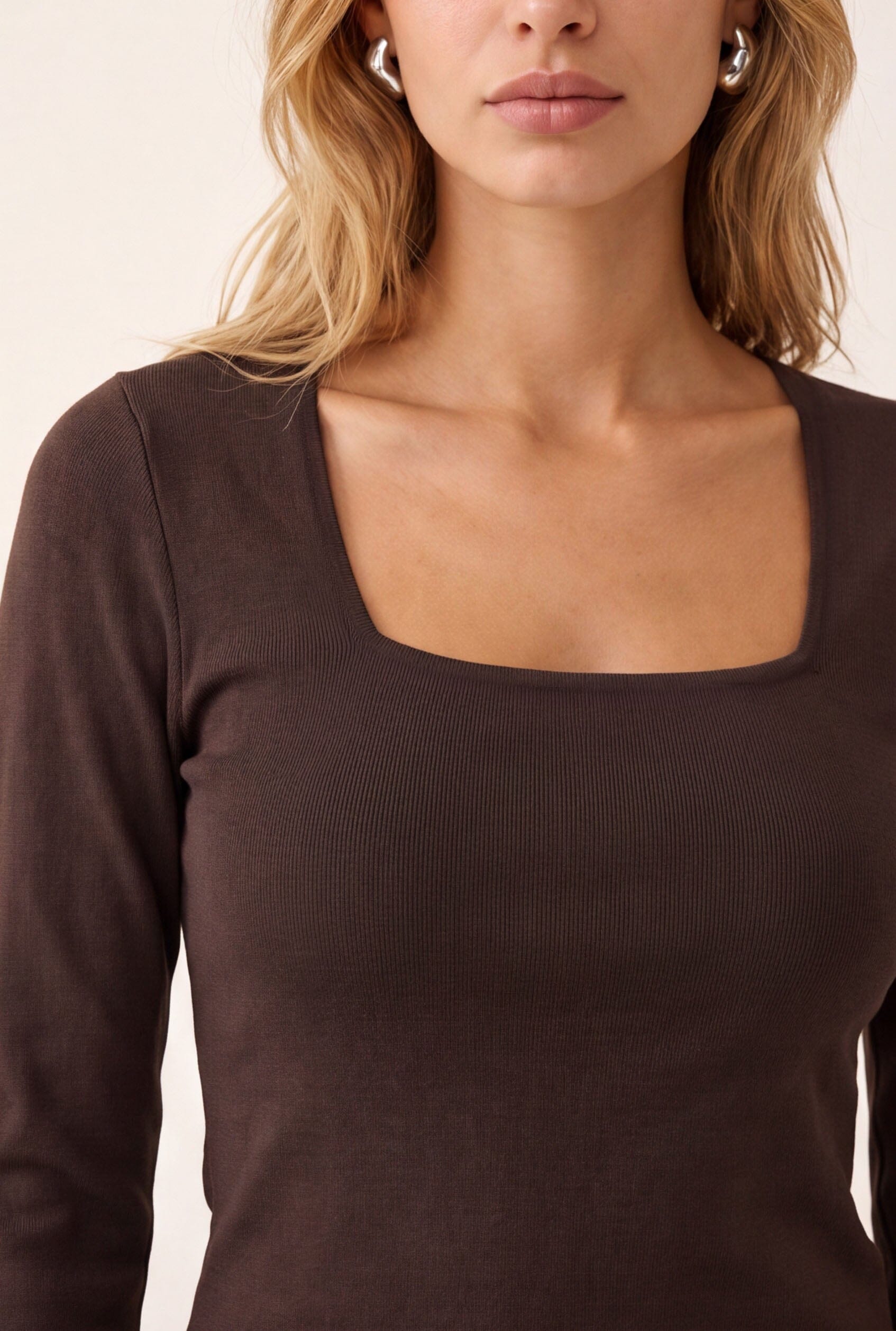 TEE-SHIRT ML - CLEMENTINE - BRUN TEE SHIRT KOOKAI Mode Kookai