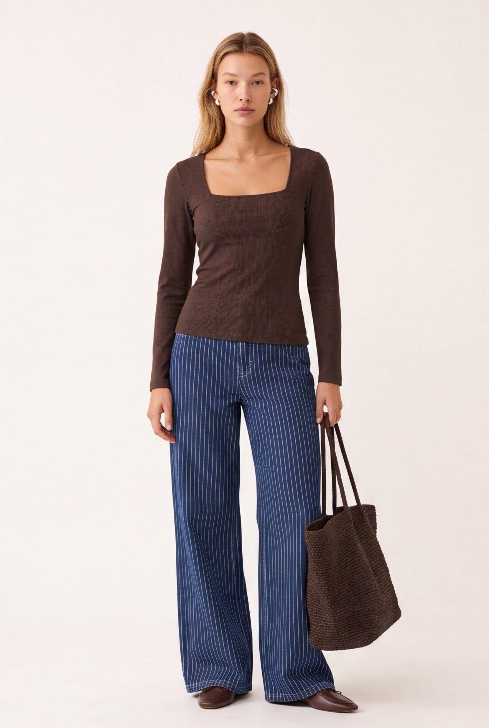 TEE-SHIRT ML - CLEMENTINE - BRUN TEE SHIRT KOOKAI Mode Kookai