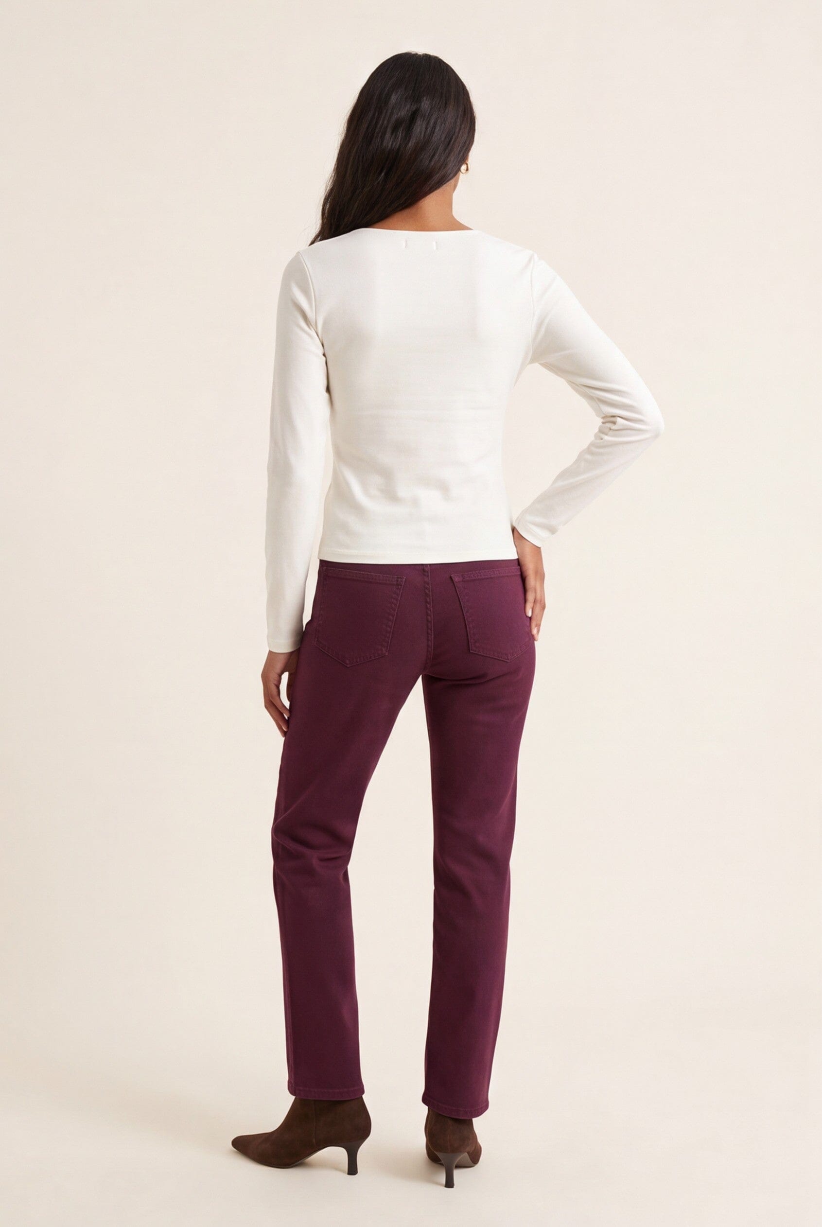 TEE-SHIRT ML - CLEMENTINE - ECRU TEE SHIRT KOOKAI Mode Kookai