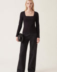 TEE-SHIRT ML - CLEMENTINE - NOIR TEE SHIRT KOOKAI Mode Kookai