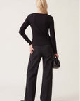 TEE-SHIRT ML - CLEMENTINE - NOIR TEE SHIRT KOOKAI Mode Kookai