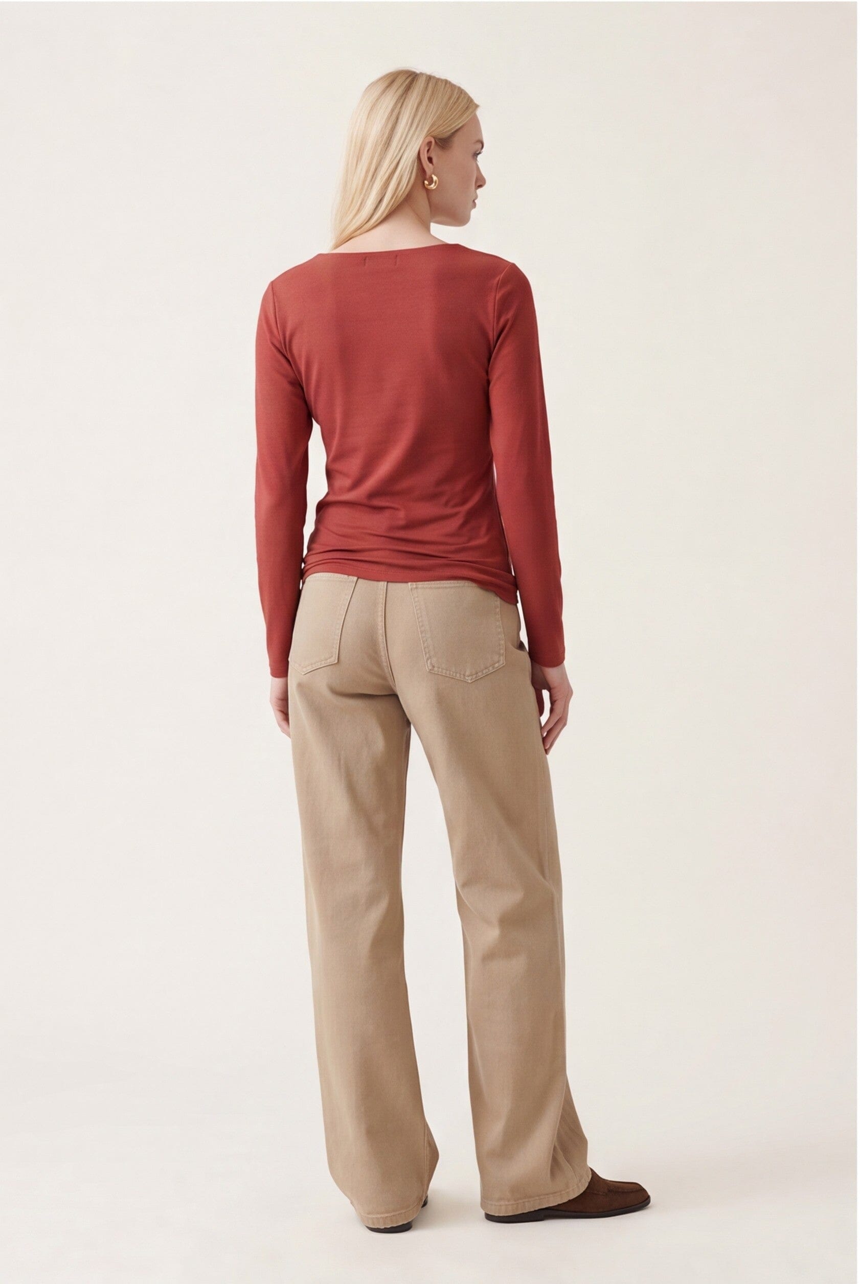 TEE-SHIRT ML - CLEMENTINE - TERRACOTTA TEE SHIRT KOOKAI Mode Kookai