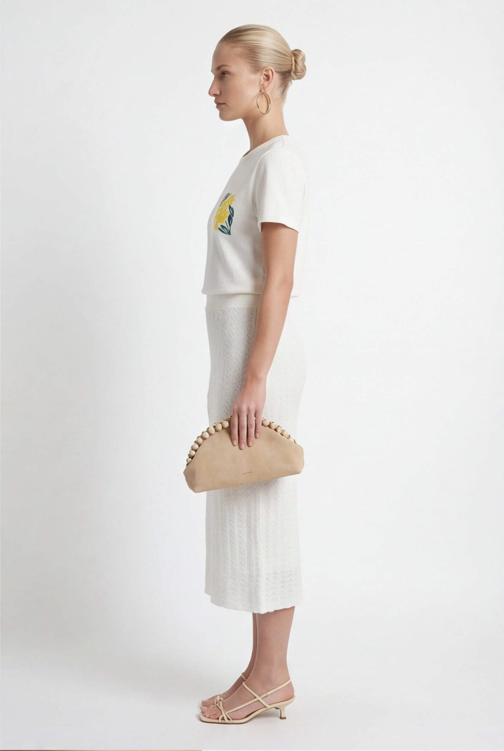 TEE-SHIRT - SUMMER TIME - ECRU TEE SHIRT NEW KOOKAI Mode Kookai