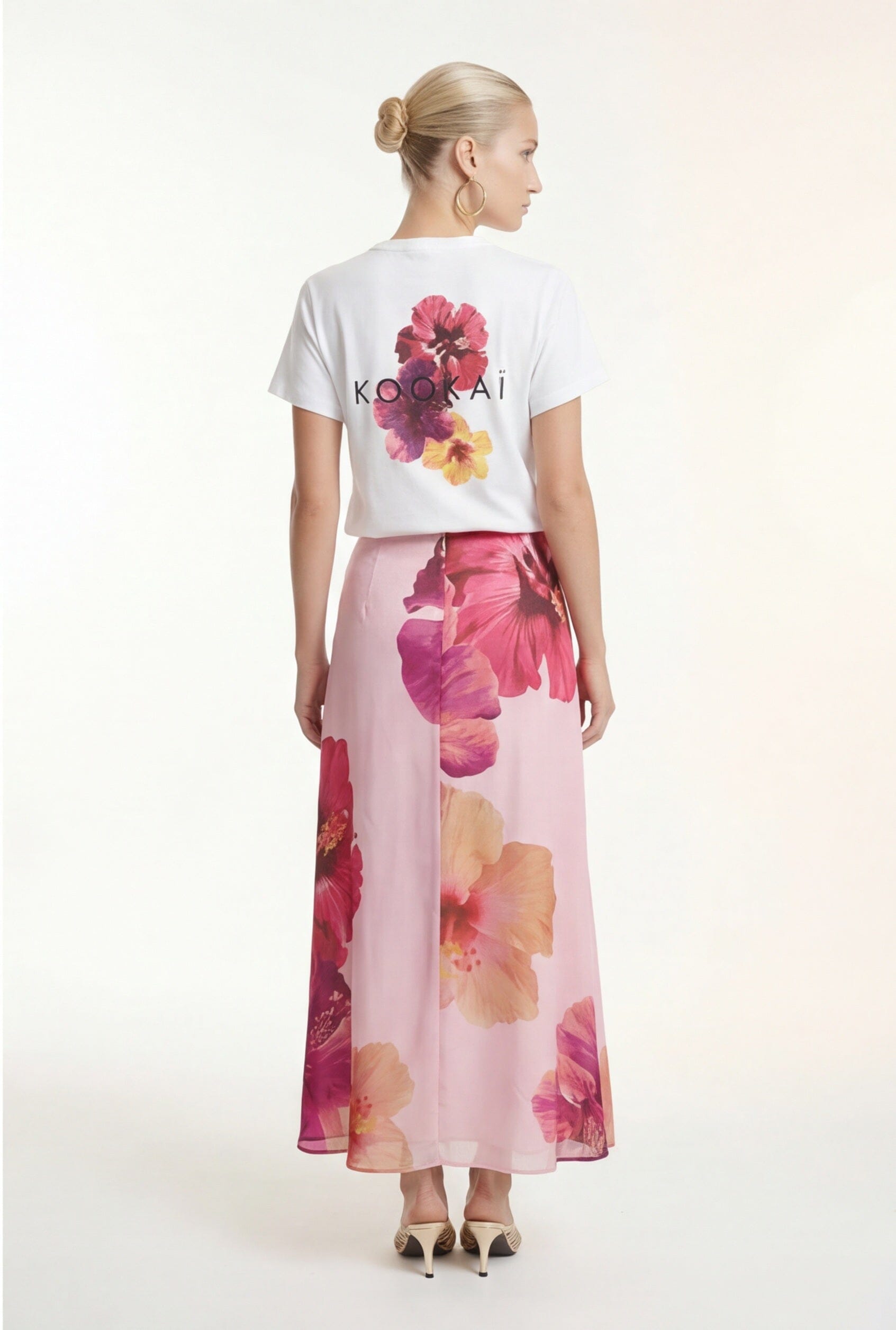 TEE6SHIRT - C-HIBISCUS - BLANC TEE SHIRT NEW KOOKAI Mode Kookai