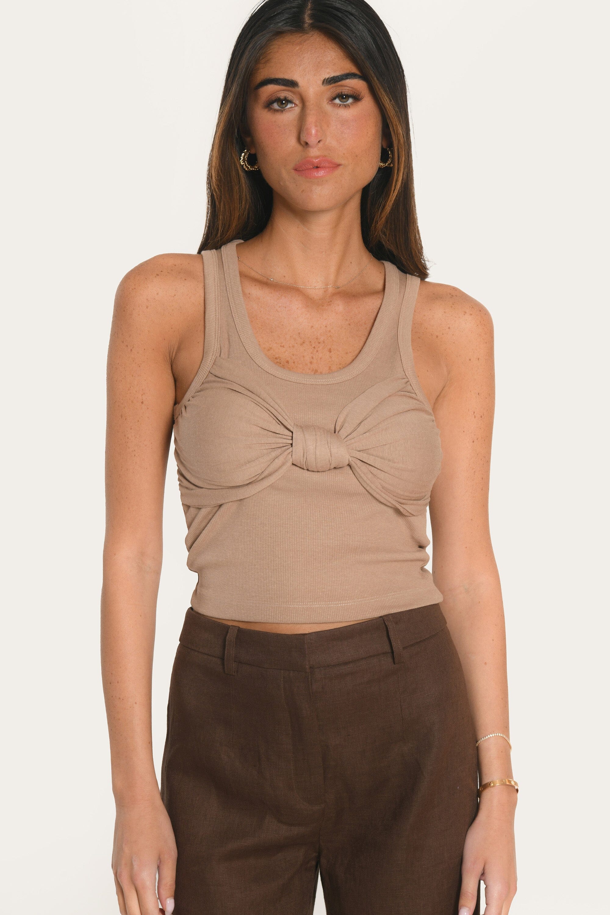 TOP - AINA - CAMEL TEE SHIRT KOOKAI Mode Kookai