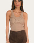 TOP - AINA - CAMEL TEE SHIRT KOOKAI Mode Kookai